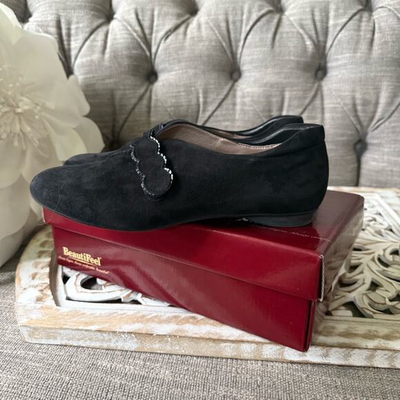 Beautifeel Gwen Black Suede Leather Shoes Women’s 40 US 9 - Picture 6 of 9